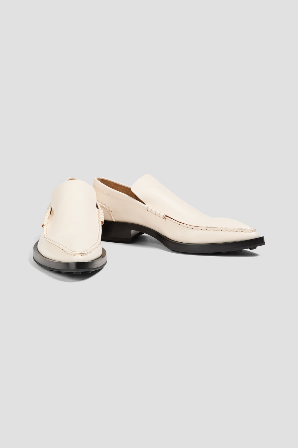  Jil Sander - Leather Loafers - Weiß - Eu 35.5 