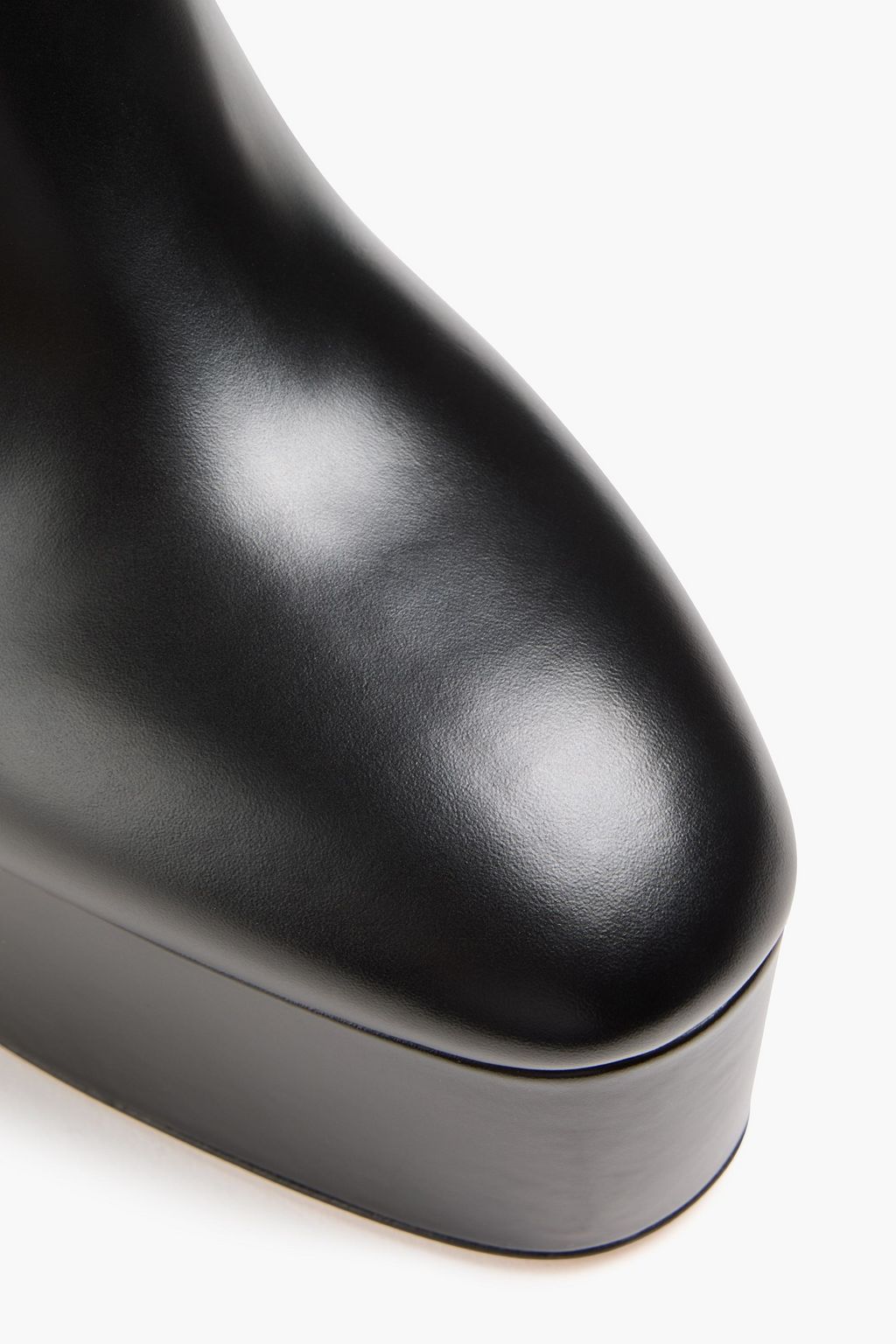 VALENTINO GARAVANI Tan-Go leather platform ankle boots