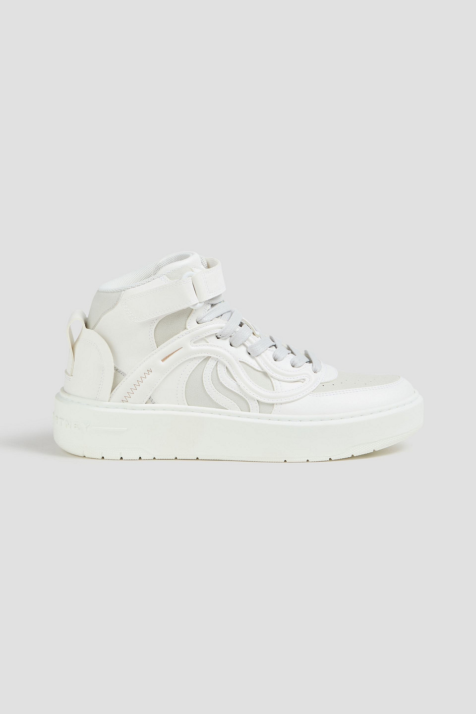 Stella Mccartney S-wave 2 High-top Sneakers In White