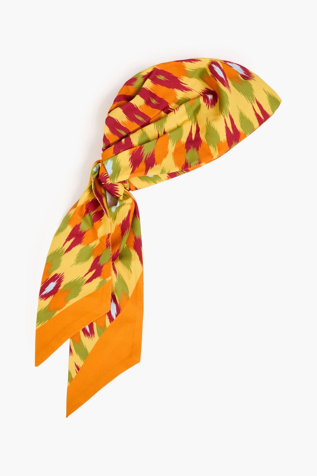 VALENTINO GARAVANI عمامة من مزيج من القطن والحرير ومزينة بطبعات