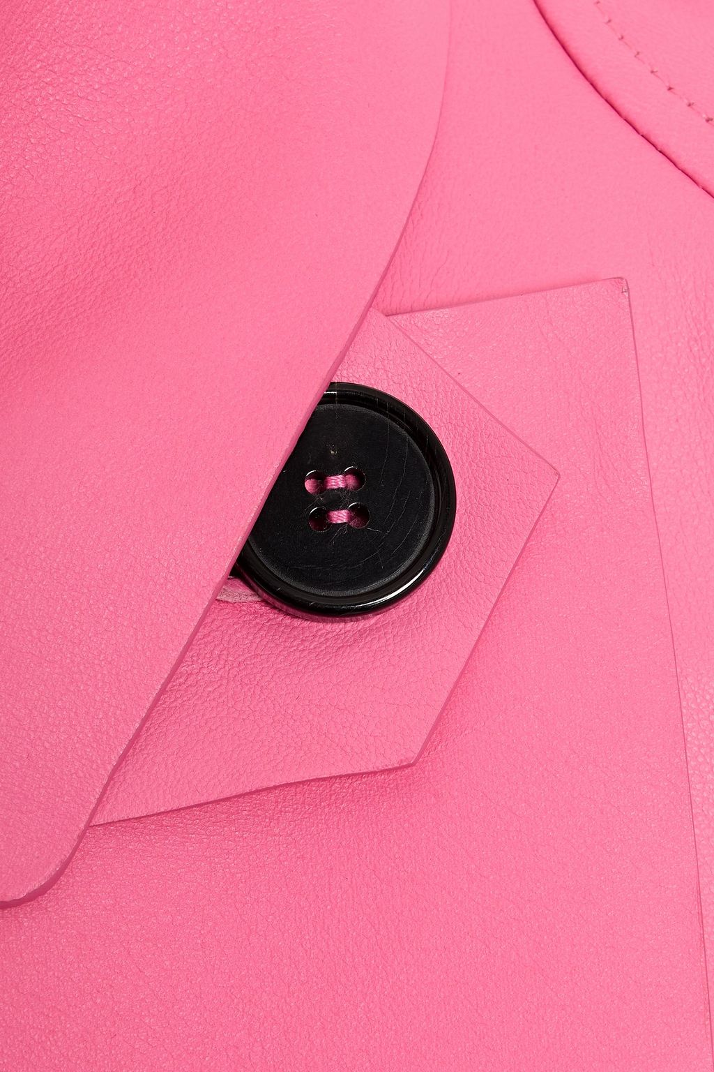 VALENTINO GARAVANI Double-breasted leather jacket