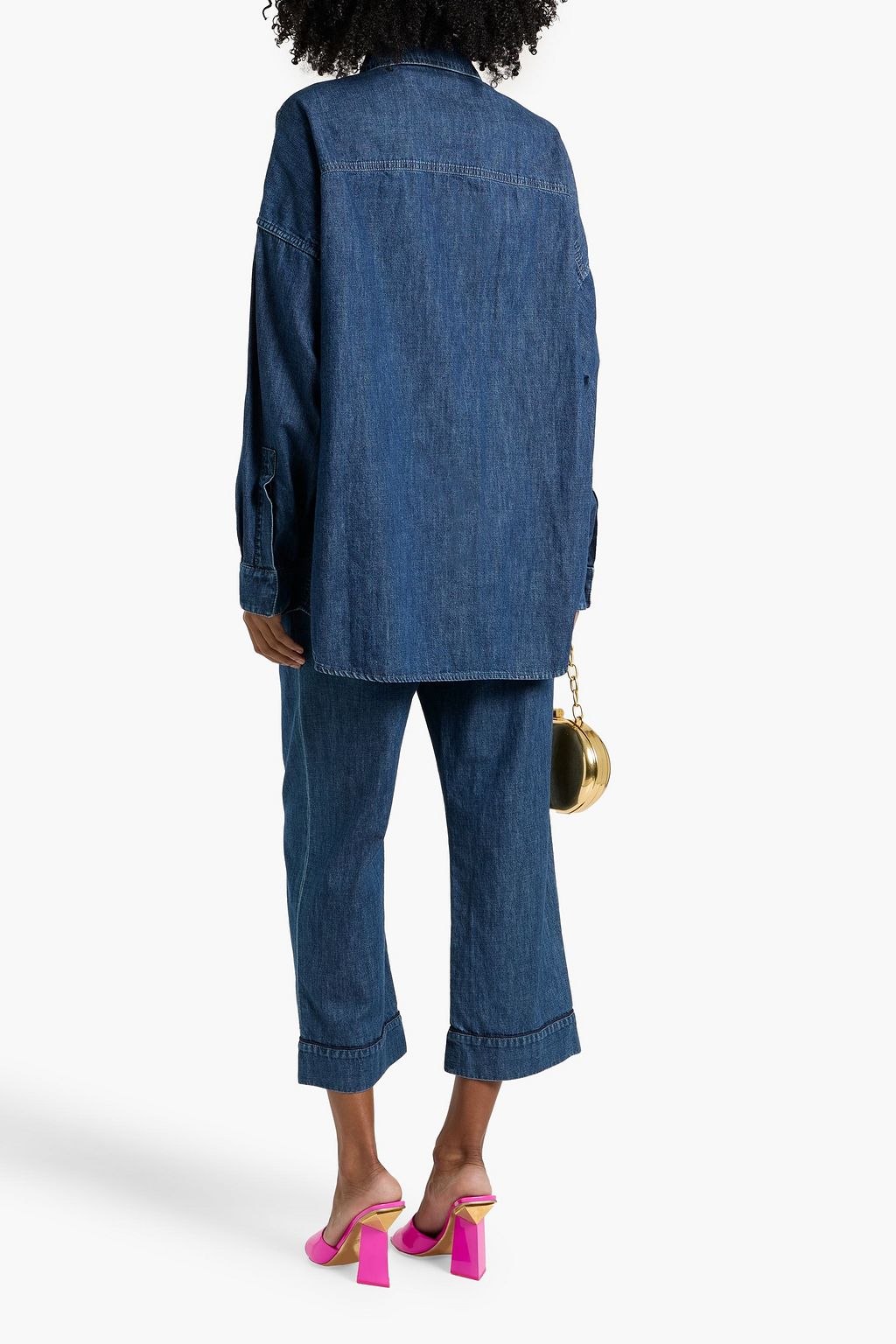 VALENTINO GARAVANI Embellished denim shirt