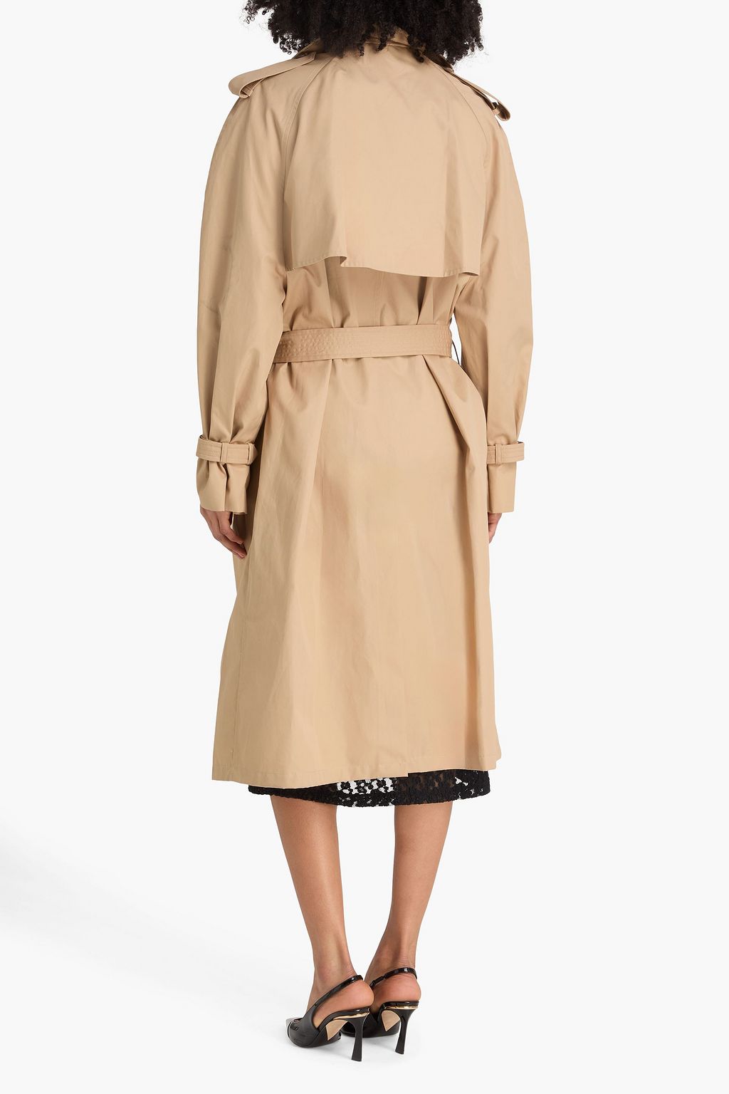 WARDROBE.NYC Belted cotton-twill trench coat
