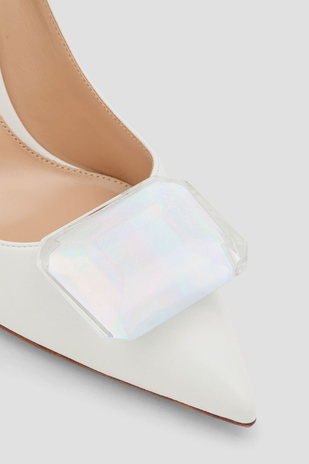 GIANVITO ROSSI Jaipur embellished leather pumps