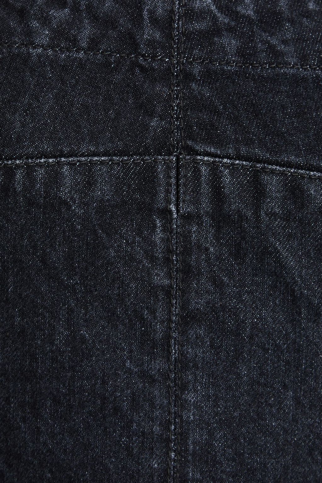 STELLA MCCARTNEY Cropped strapless denim top