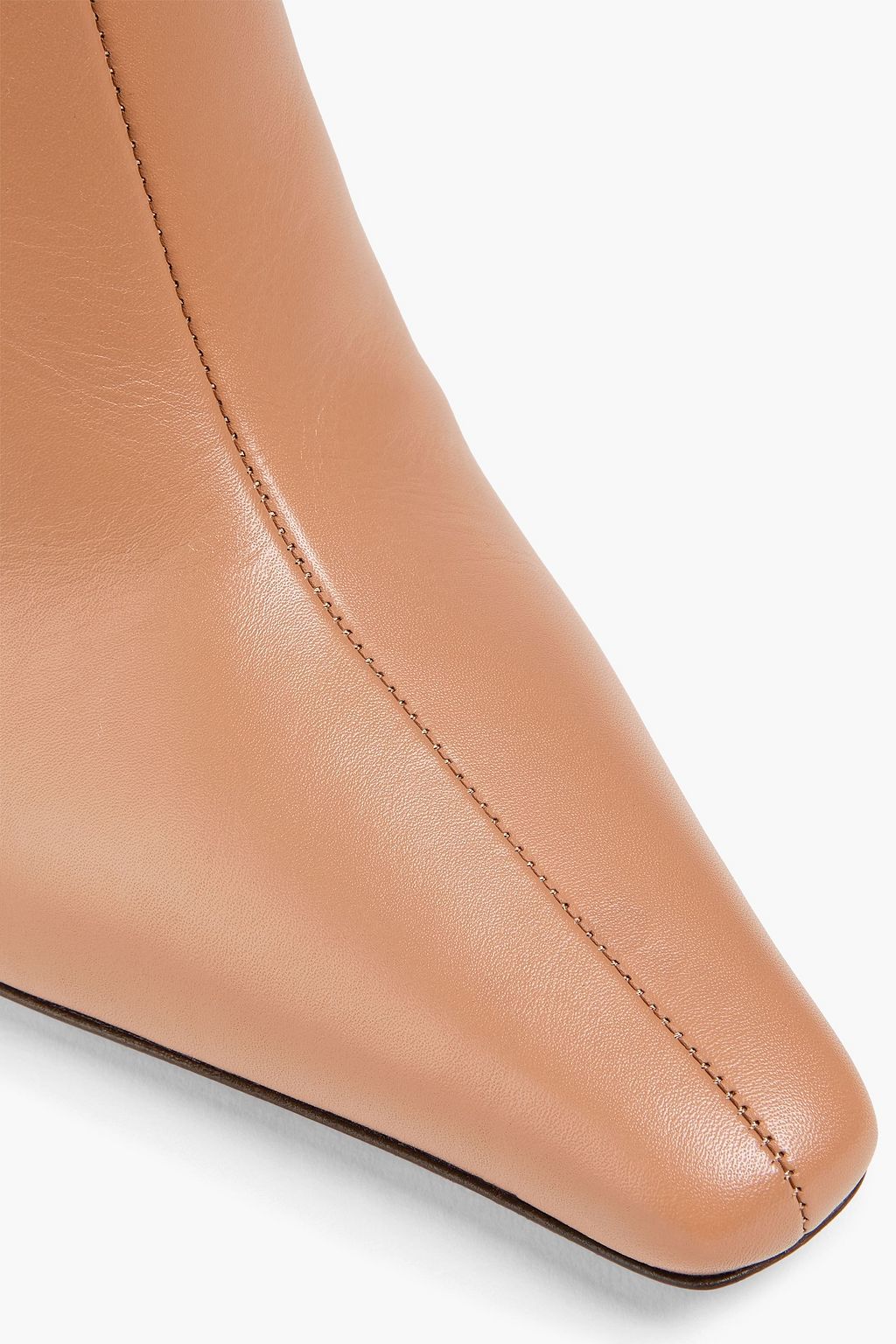 JIMMY CHOO بوت بطول الكاحل "أجاثيا" من الجلد مقاس 100