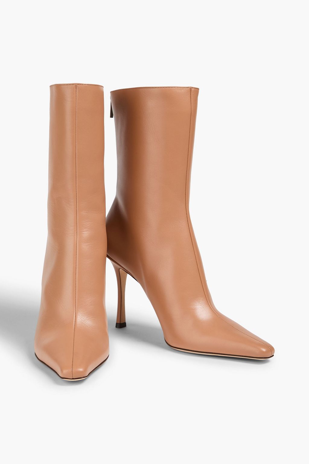 JIMMY CHOO بوت بطول الكاحل "أجاثيا" من الجلد مقاس 100