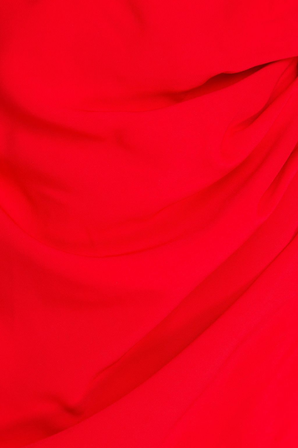 ROLAND MOURET Draped cady maxi dress