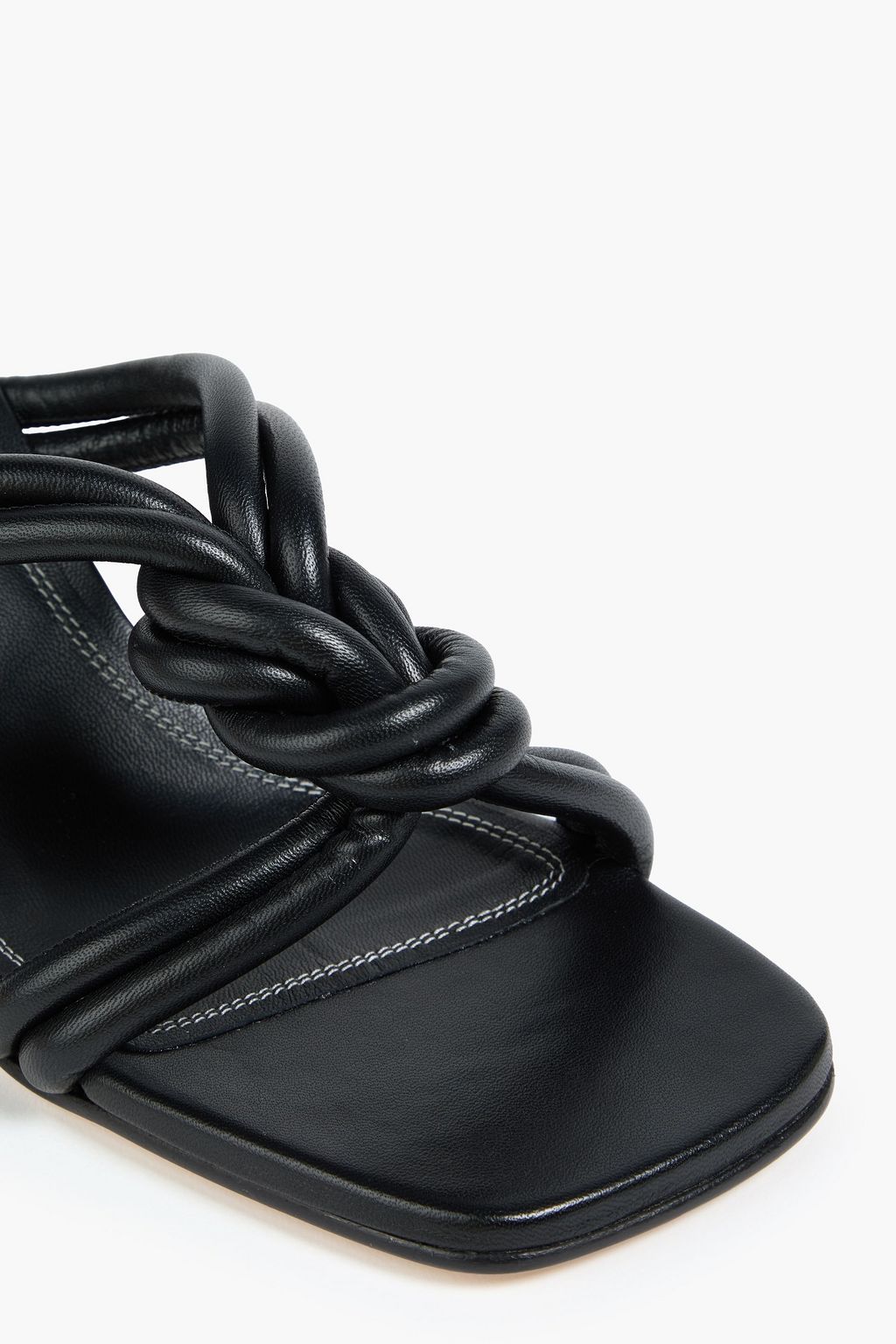 VICTORIA BECKHAM Knotted leather mules
