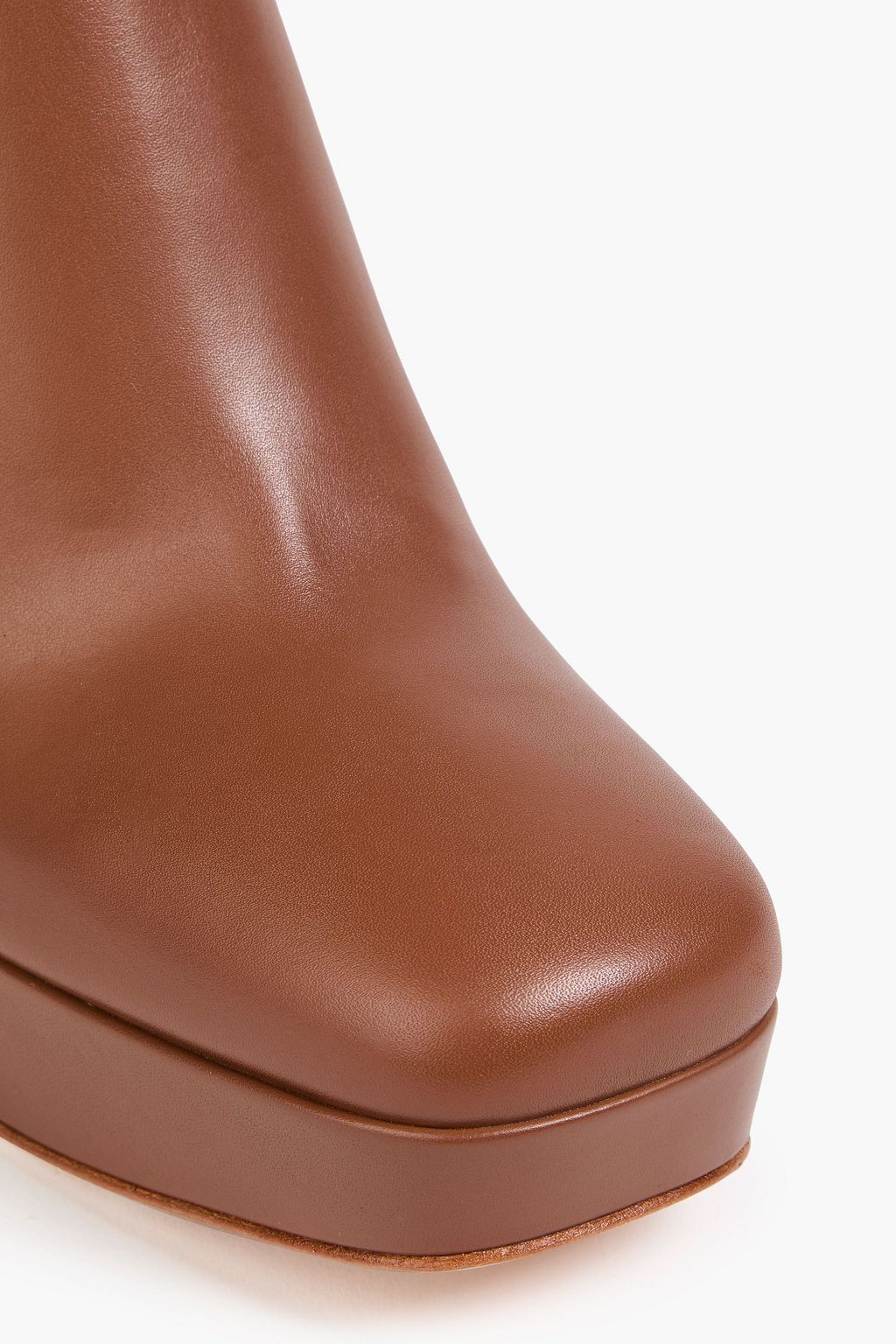 GIANVITO ROSSI Daisen leather platform ankle boots