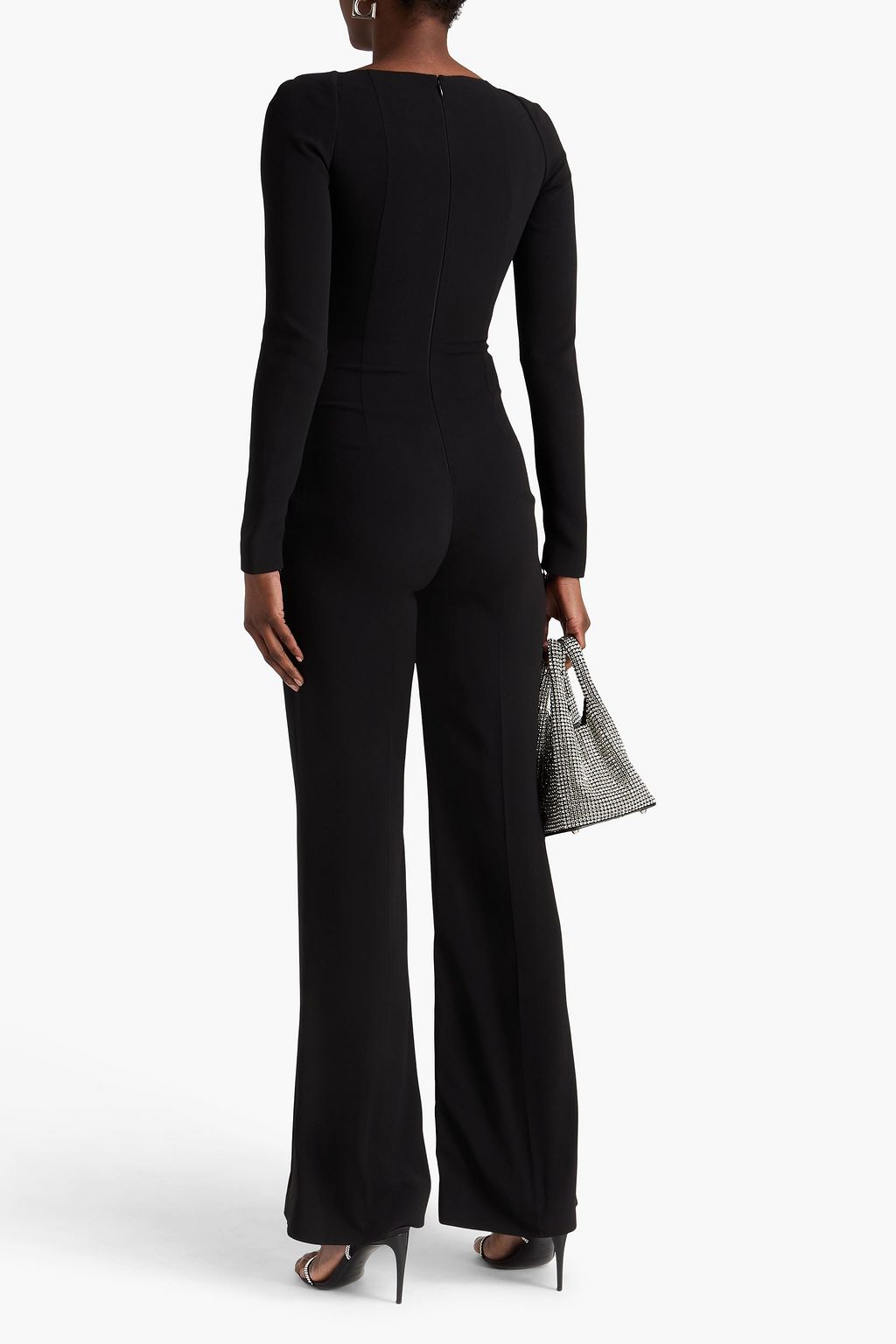 STELLA MCCARTNEY クレープ ワイドレッグ ジャンプスーツ