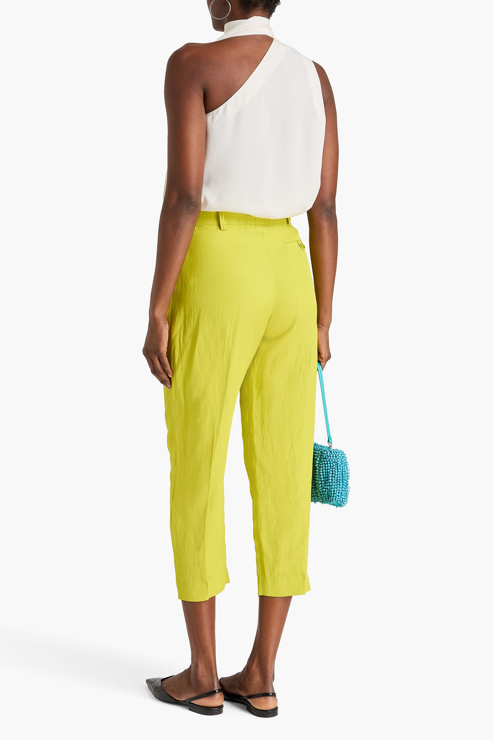  Stella Mccartney - Karottenhose Aus Webstoff - Grün - It 36 