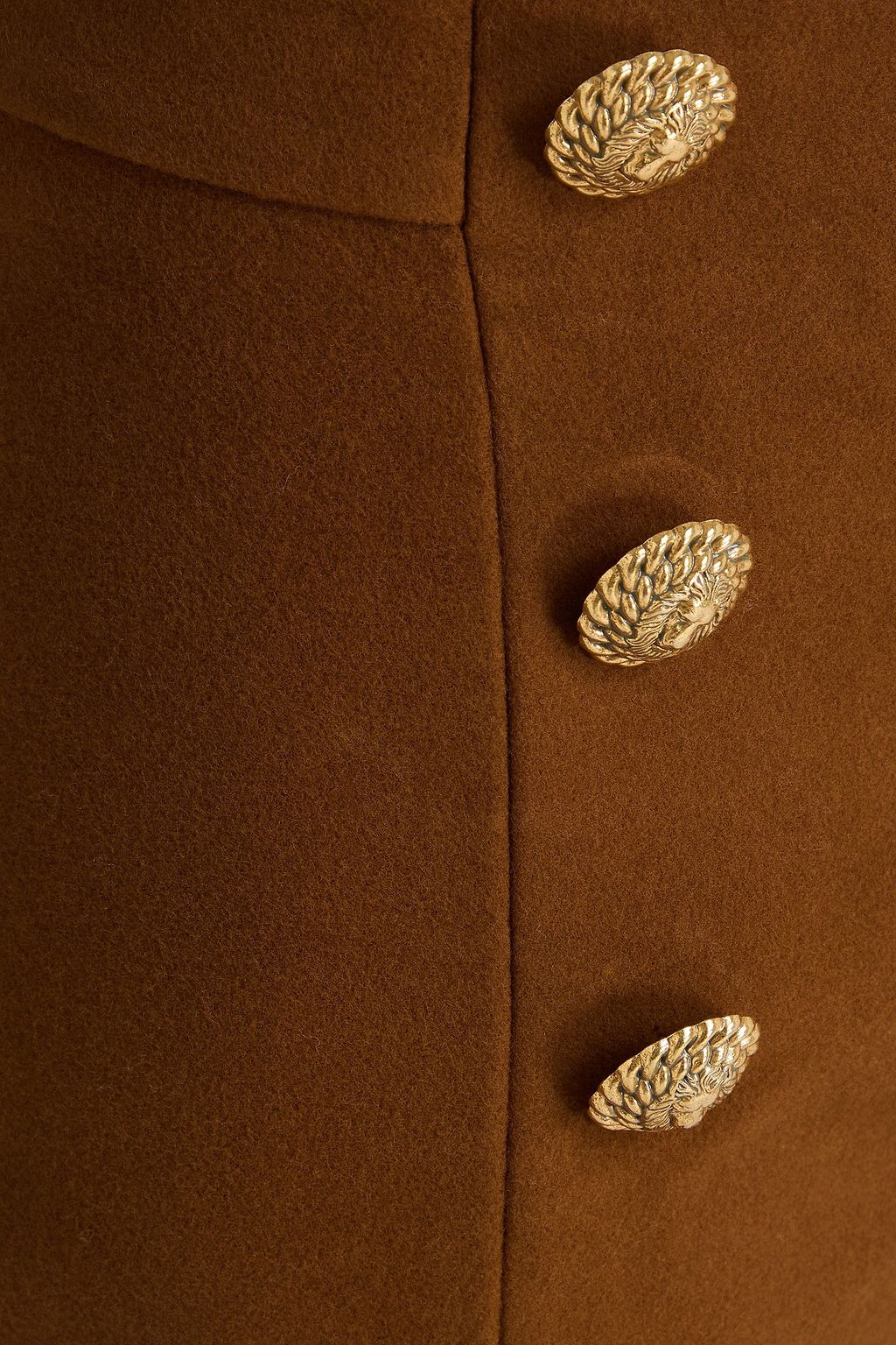 BALMAIN Cotton-flannel flared pants