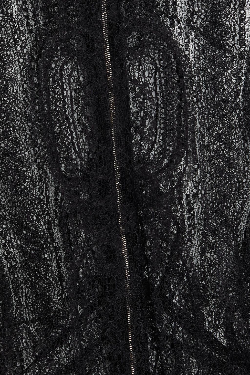 DOLCE&GABBANA فستان متوسط الطول من الدانتيل بتأثير مزموم