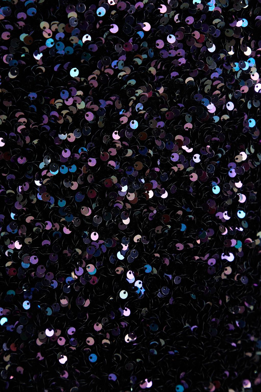 BALMAIN فستان سهرة بدون حمالات من المخمل المطاط مزين بأقراص برّاقة