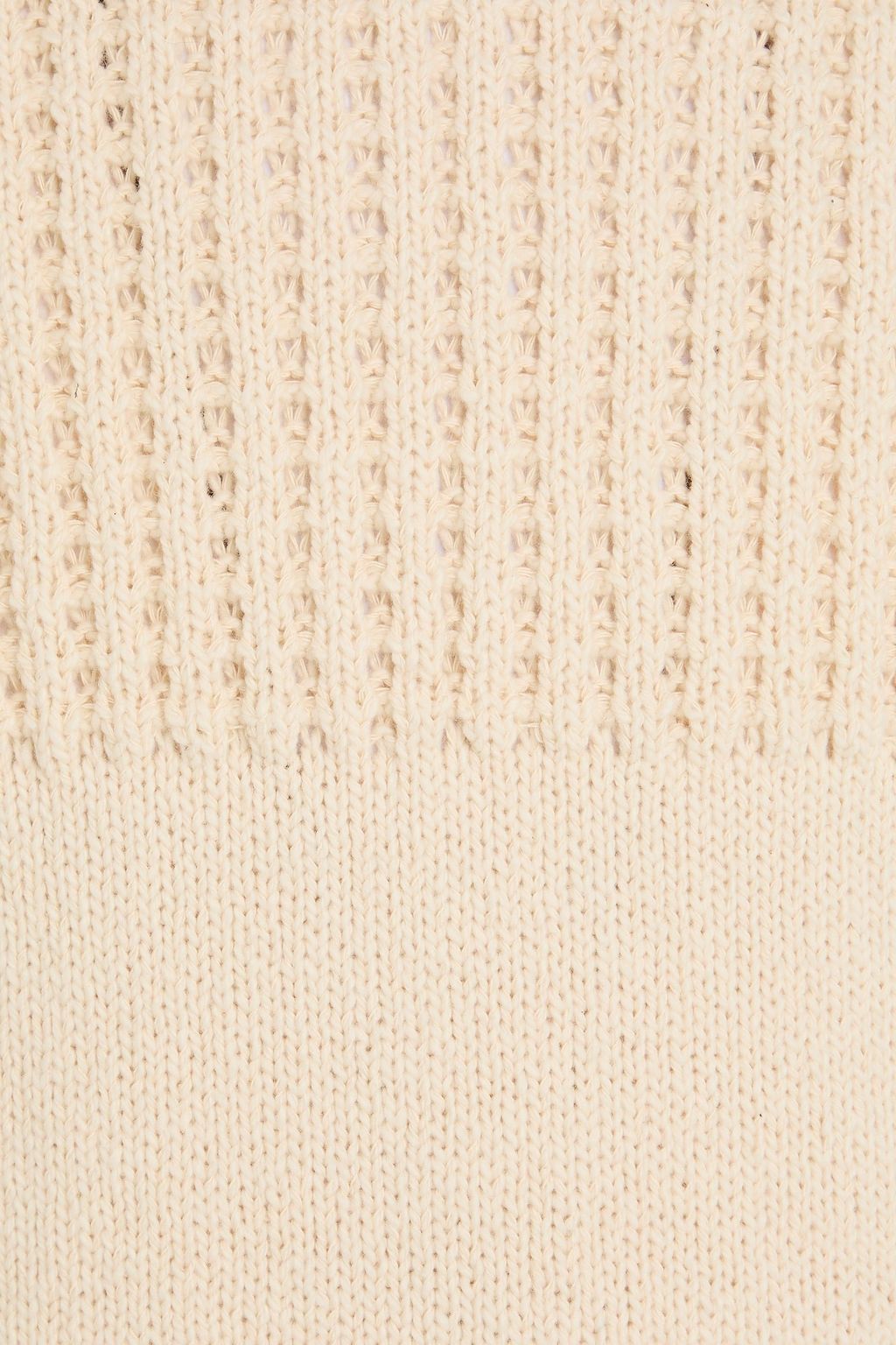 JIL SANDER+ Waffle-knit cotton and wool-blend sweater