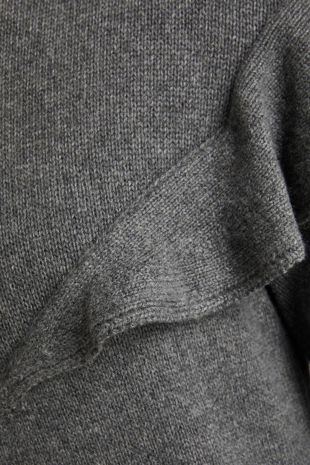 CHLOÉ Ruffled cashmere midi dress