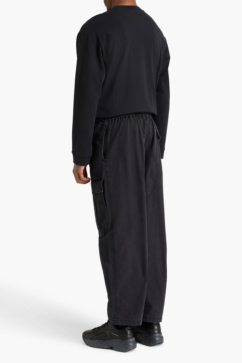  Acne Studios - Cargohose Aus Baumwoll-ripstop - Schwarz - It 46 