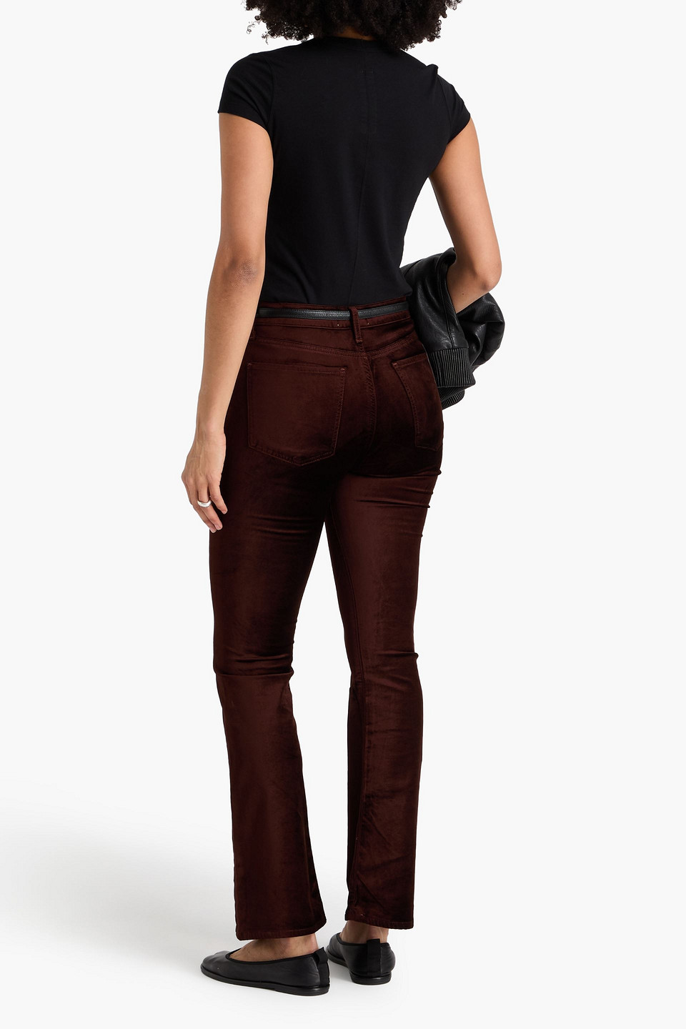  Agolde - Bootcut-hose Aus Chenille - Braun - 23 