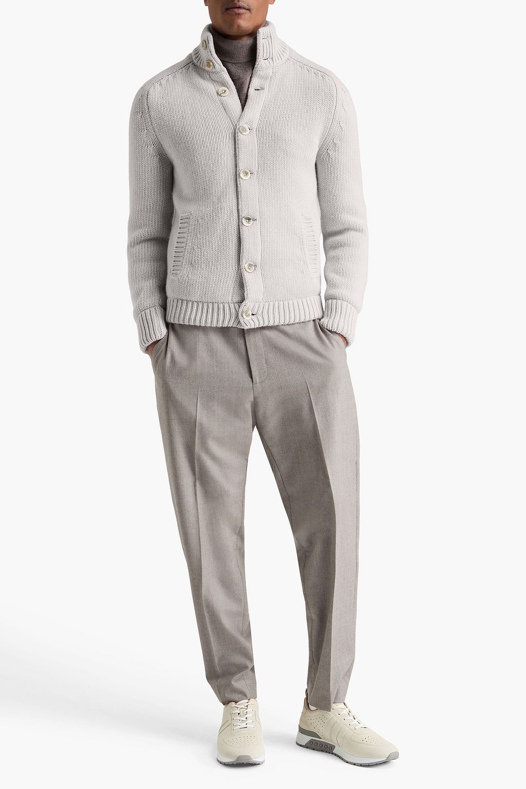 HERNO ウール カーディガン