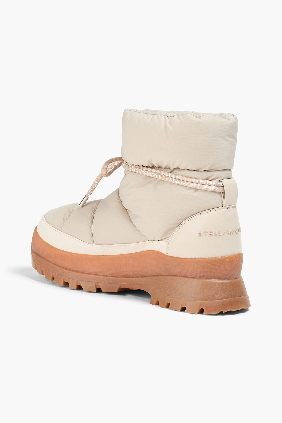  Stella Mccartney - Quilted Stretch-shell Snow Boots - Gray - Eu 35 