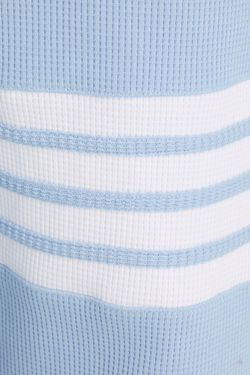 THOM BROWNE Striped waffle-knit cotton sweatpants