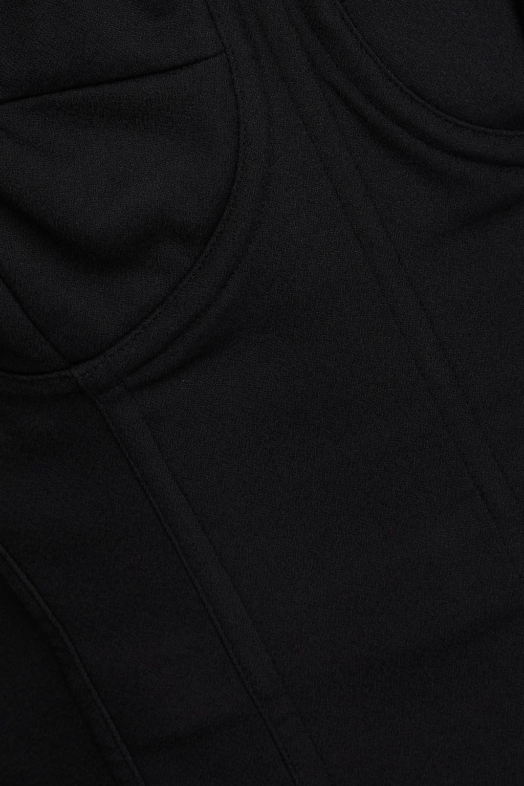 DOLCE&GABBANA Cutout crepe mini dress