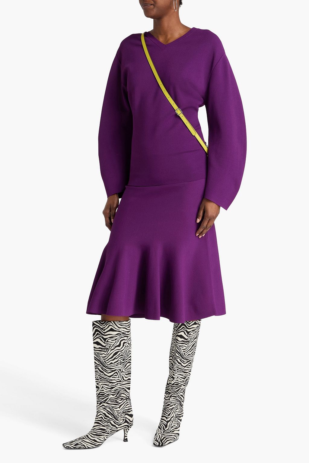 STELLA MCCARTNEY كنزة رياضية من نسيج محبوك