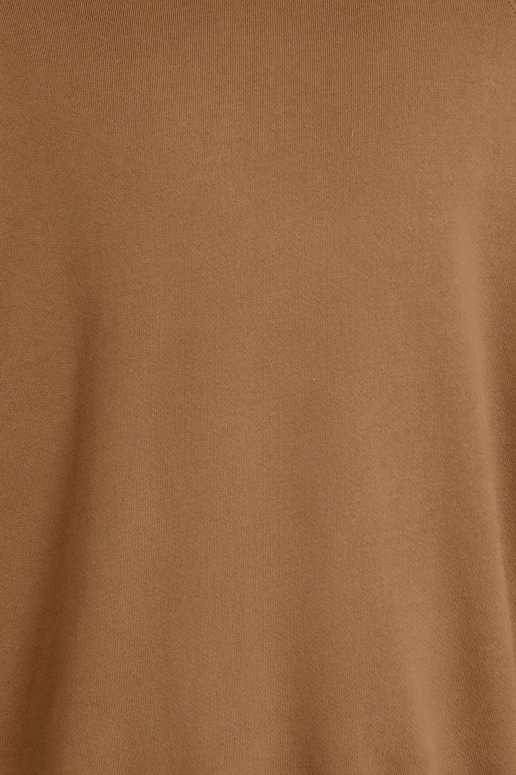 LES TIEN Cotton-fleece sweatshirt