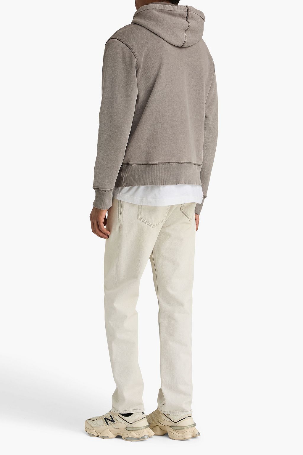 AMI ALEXANDRE MATTIUSSI French cotton-terry hoodie