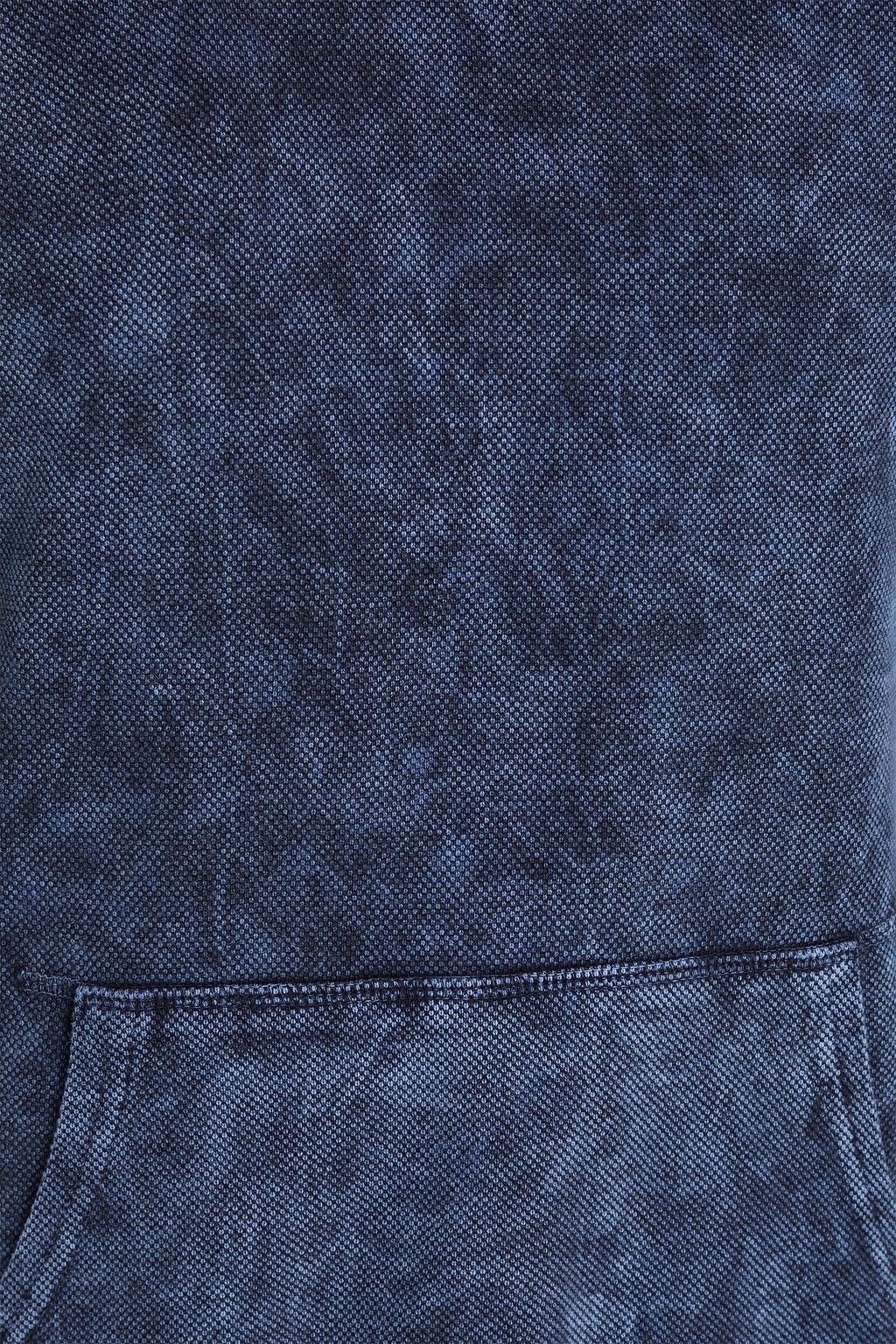 LES TIEN Cotton-piqué hoodie