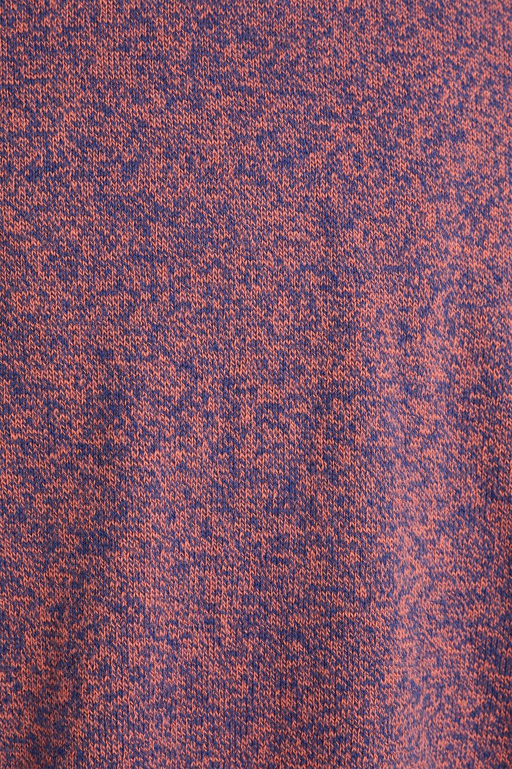 THE ELDER STATESMAN كنزة رياضية "نوفا" من مزيج الكشمير والقطن المرقّش