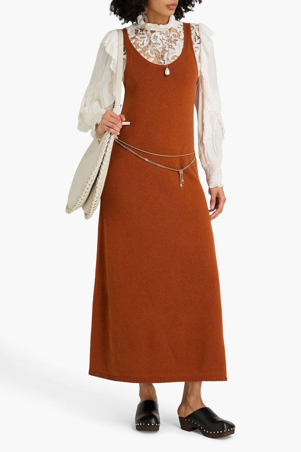 CHLOÉ Cashmere midi dress