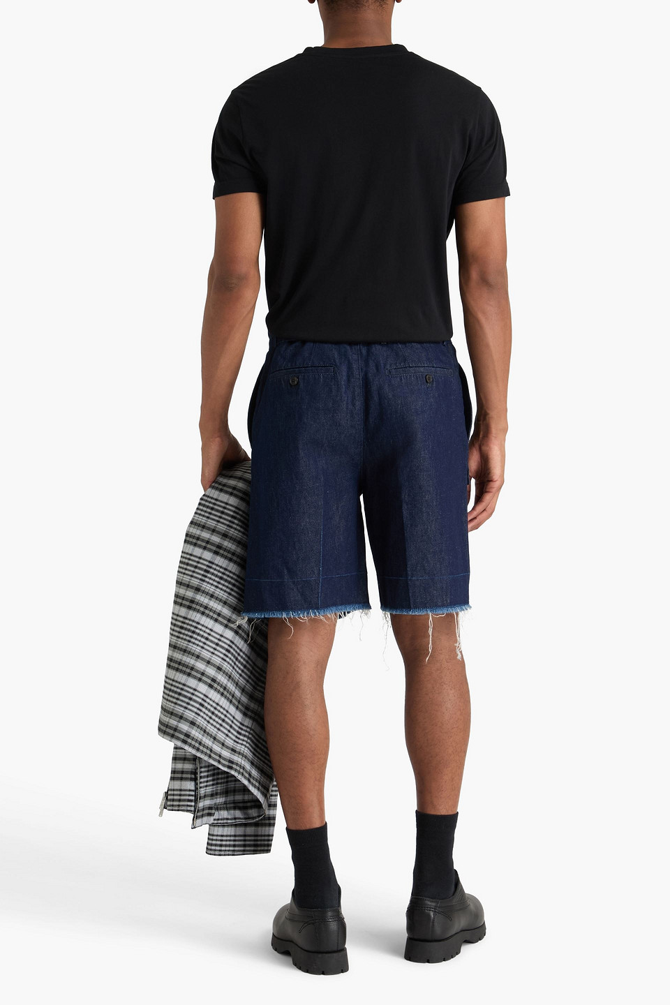  Lanvin - Jeansshorts Mit Gürtel - Blau - 31 
