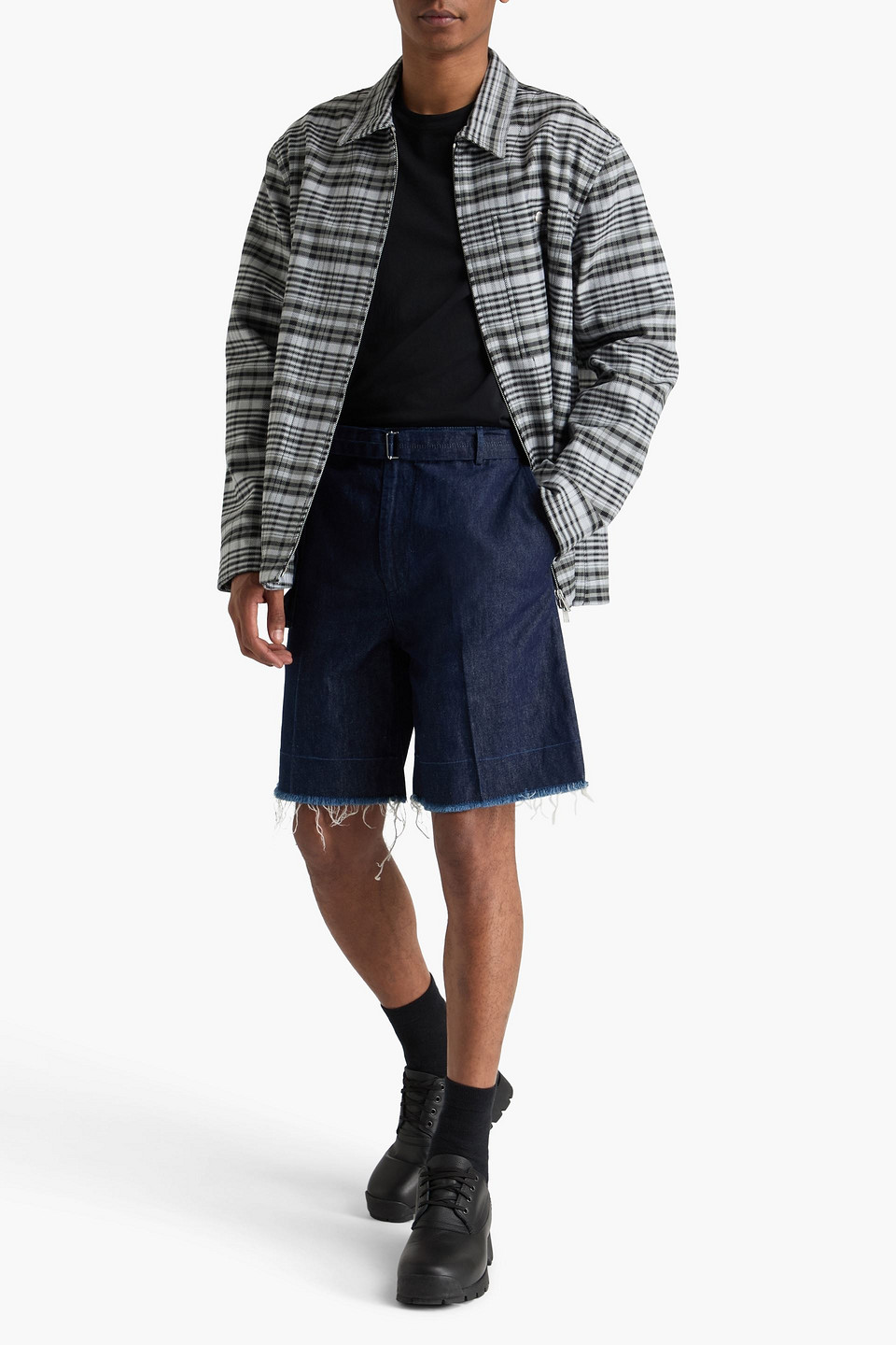  Lanvin - Jeansshorts Mit Gürtel - Blau - 31 