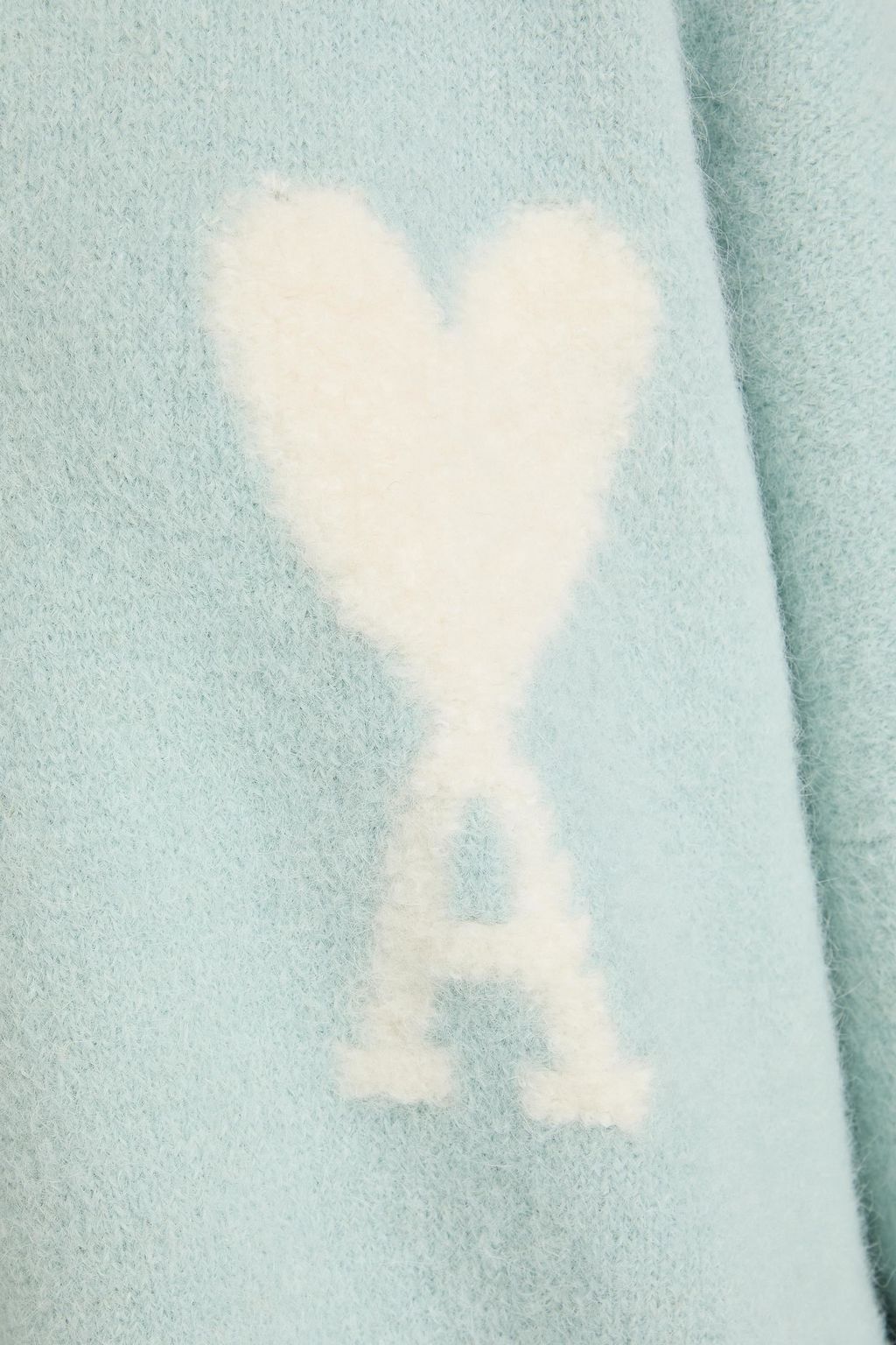 AMI ALEXANDRE MATTIUSSI Intarsia alpaca-blend turtleneck sweater