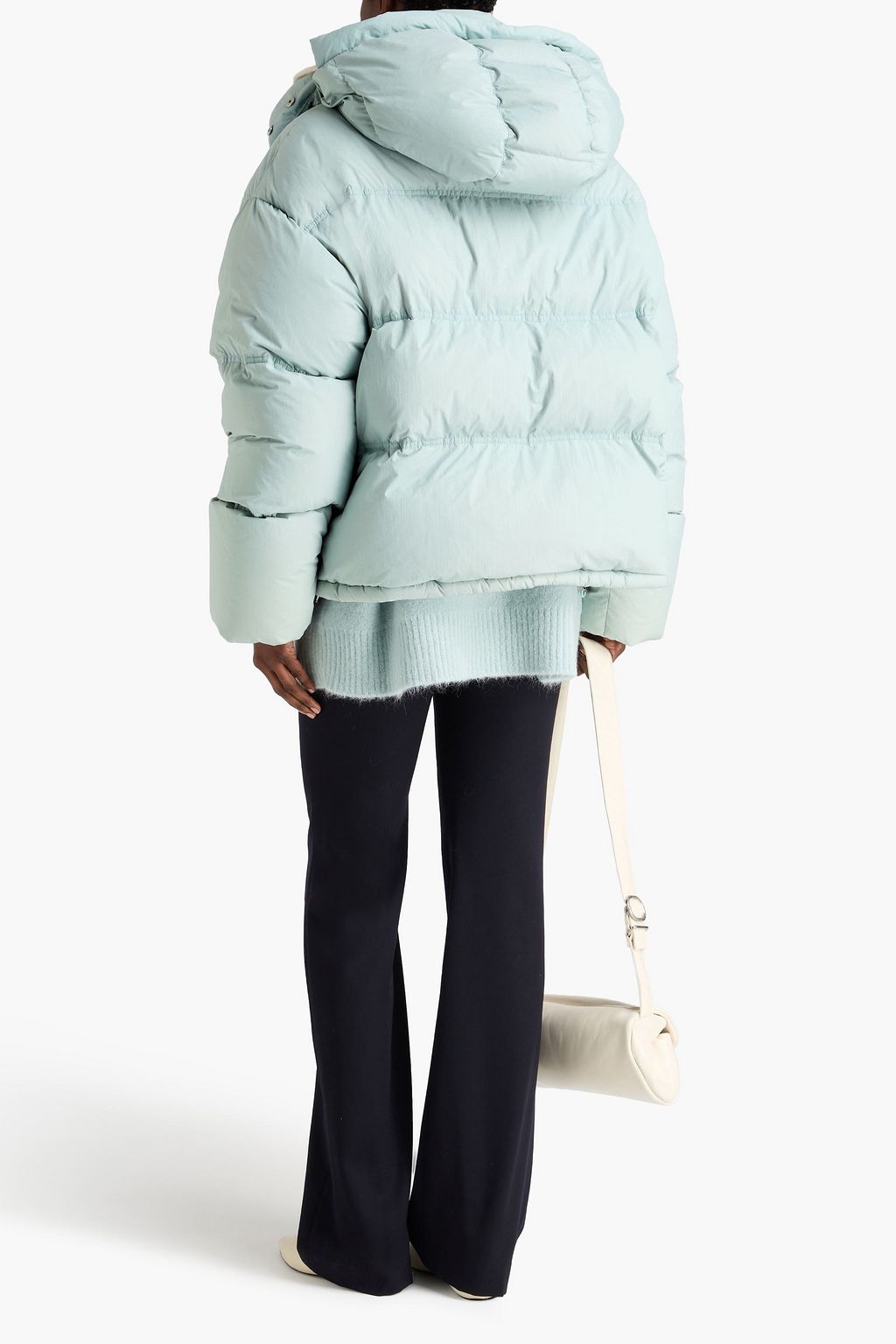 AMI ALEXANDRE MATTIUSSI Quilted shell down jacket