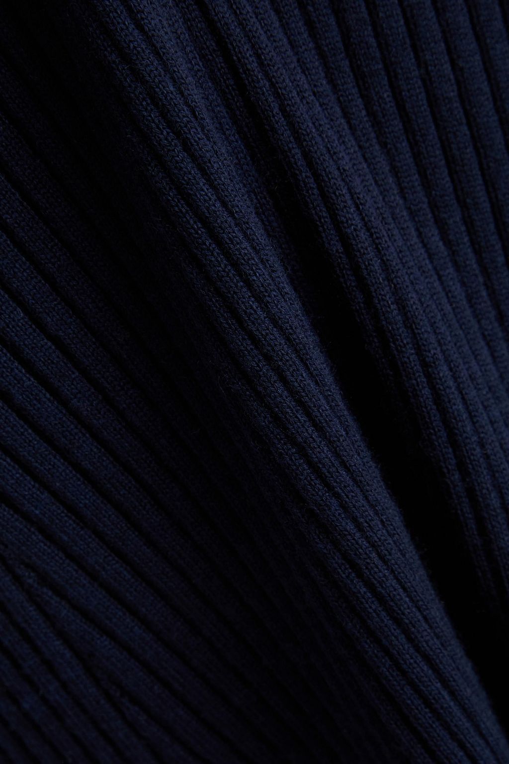 CHLOÉ Ribbed wool and cashmere-blend midi dress