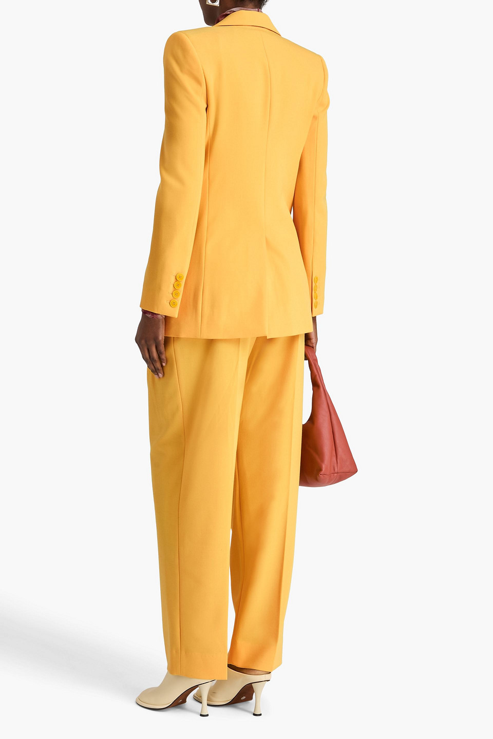  Stella Mccartney - Blazer Aus Twill - Gelb - It 36 