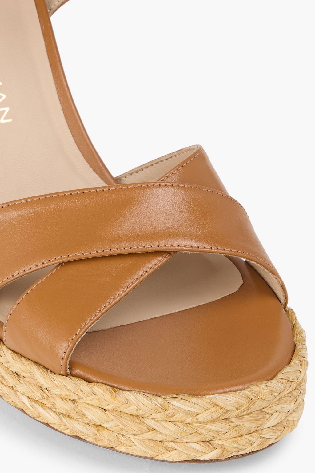 STUART WEITZMAN صندل Dayna بنعل سميك مصنوع من الجلد