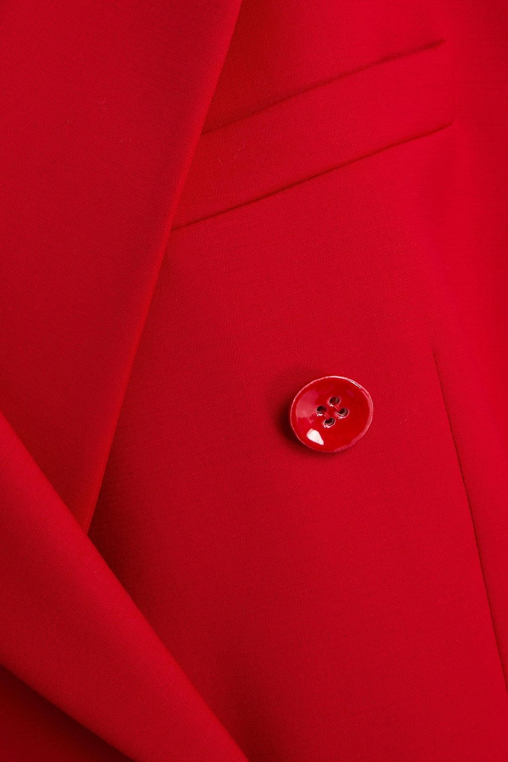 CHLOÉ Double-breasted wool-blend crepe blazer