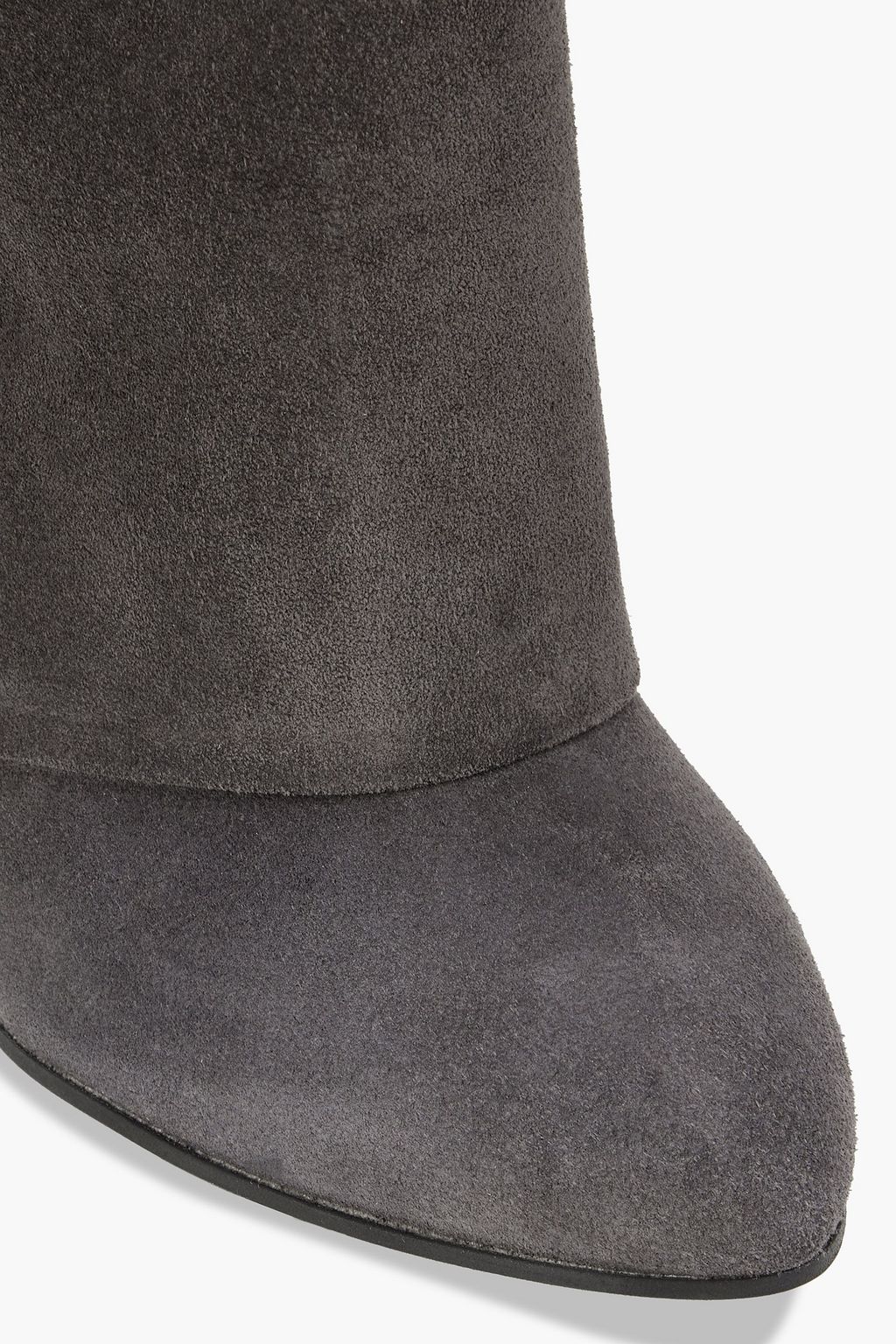 GIVENCHY Shark Lock embellished suede ankle boots