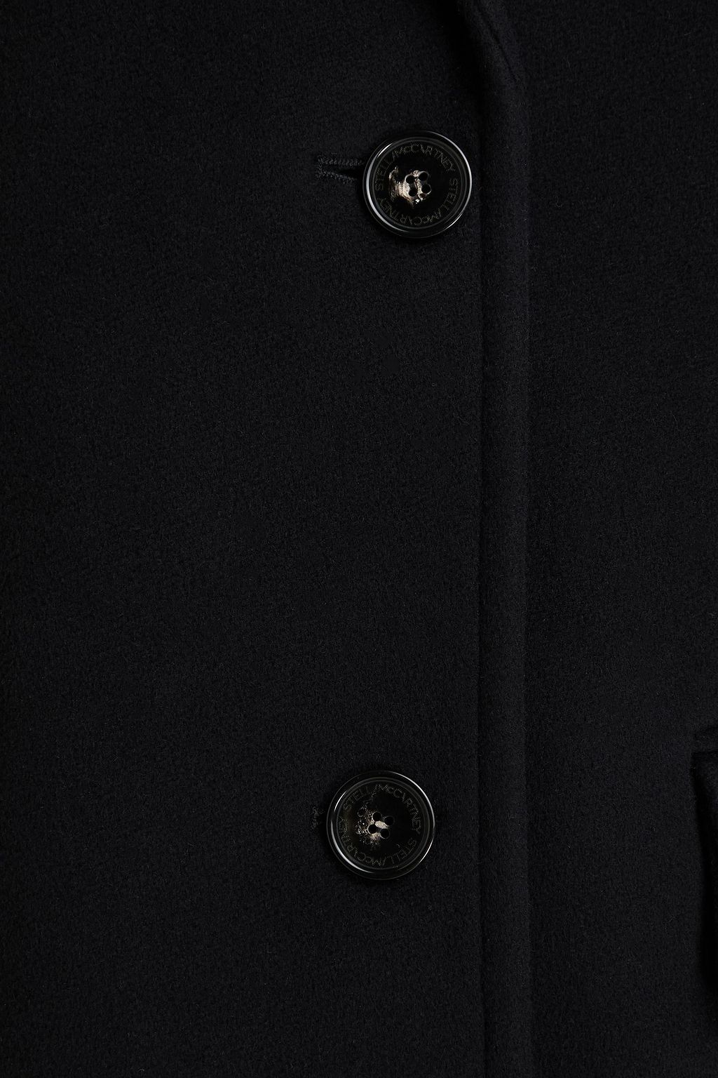 STELLA MCCARTNEY Wool-felt coat