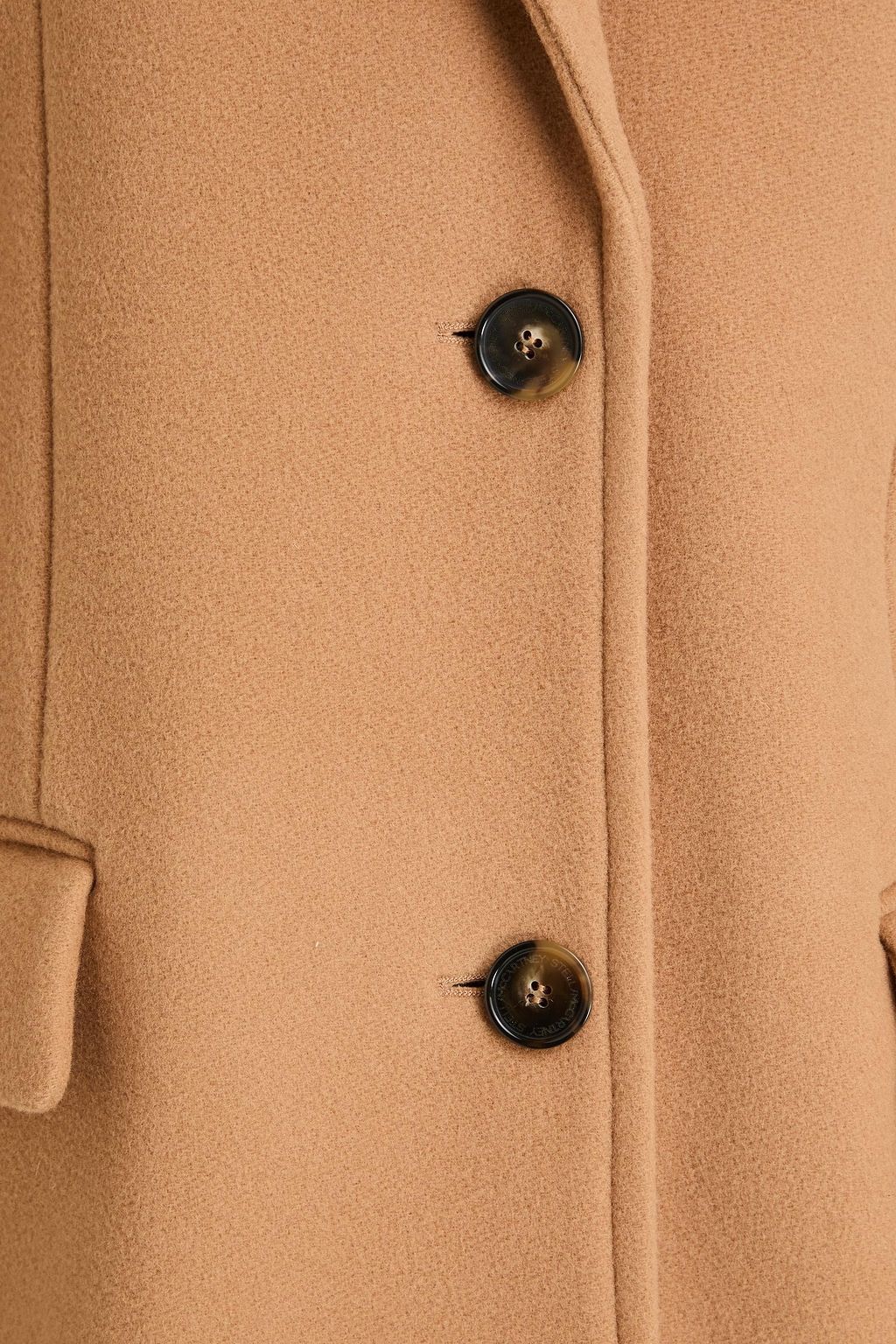 STELLA MCCARTNEY Wool-felt coat