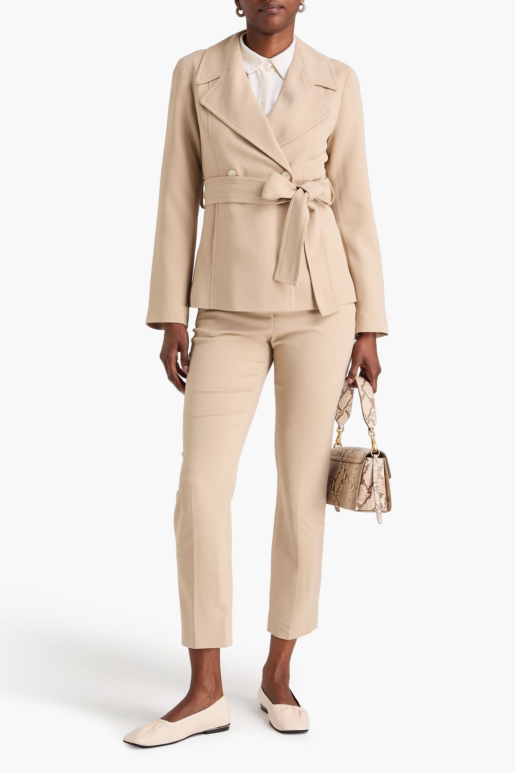 JOSEPH Doppelreihiger Blazer aus Crêpe