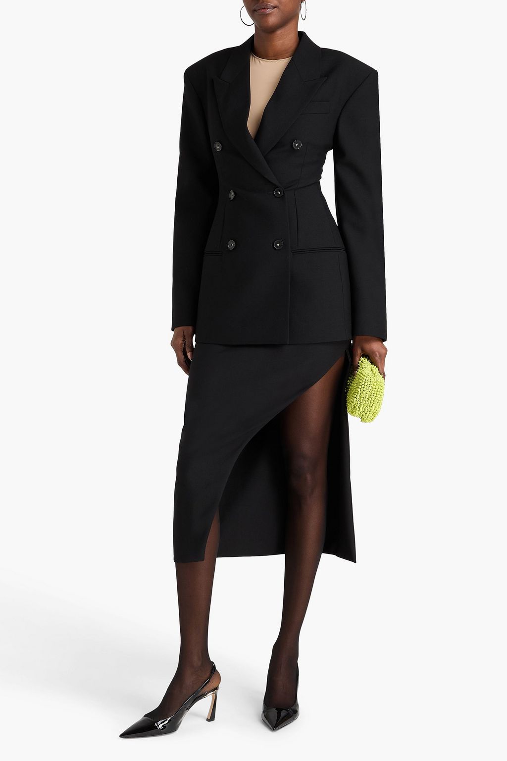 STELLA MCCARTNEY Double-breasted wool blazer