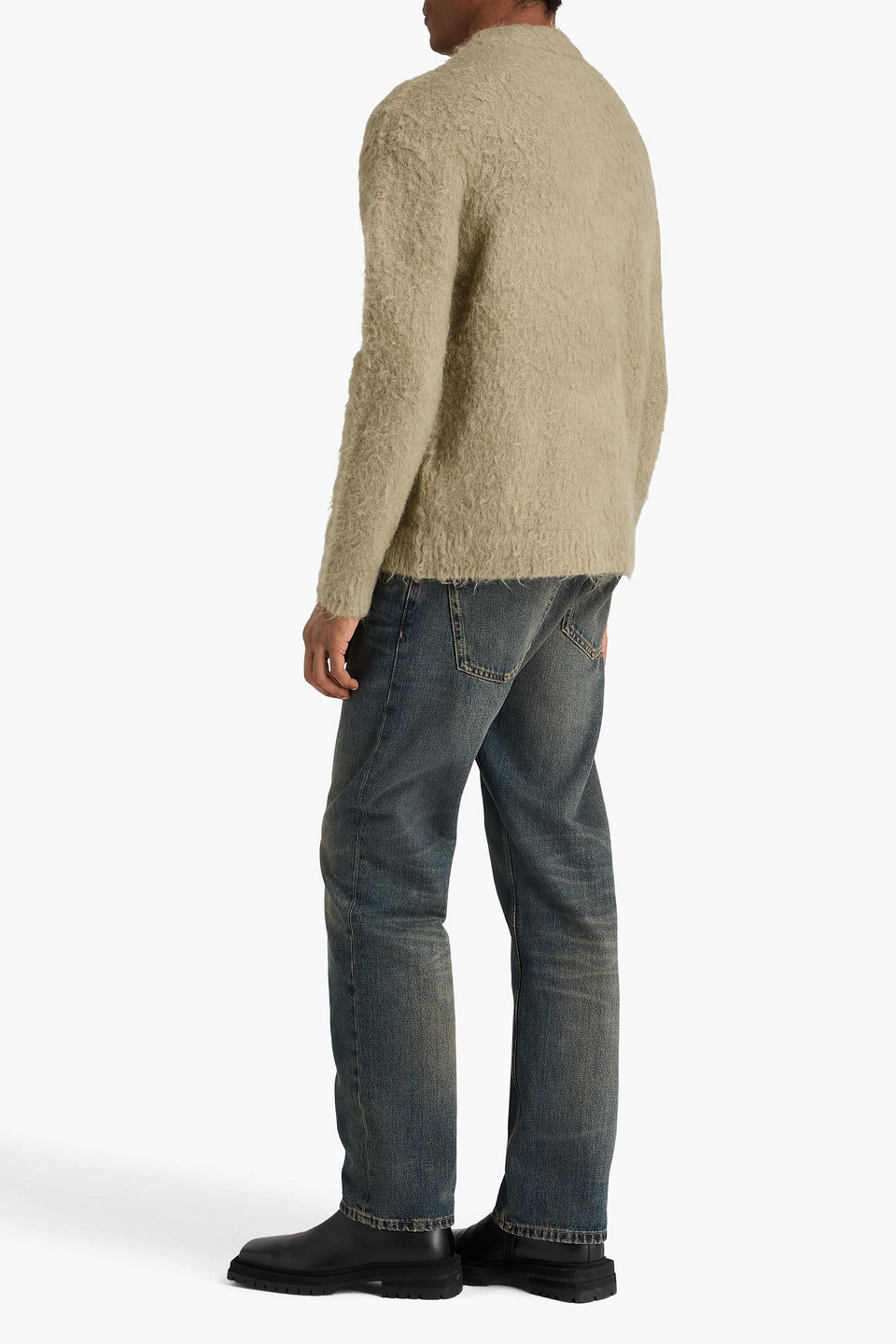 Acne Studios - Gebürsteter Strickpullover - Grün - L 