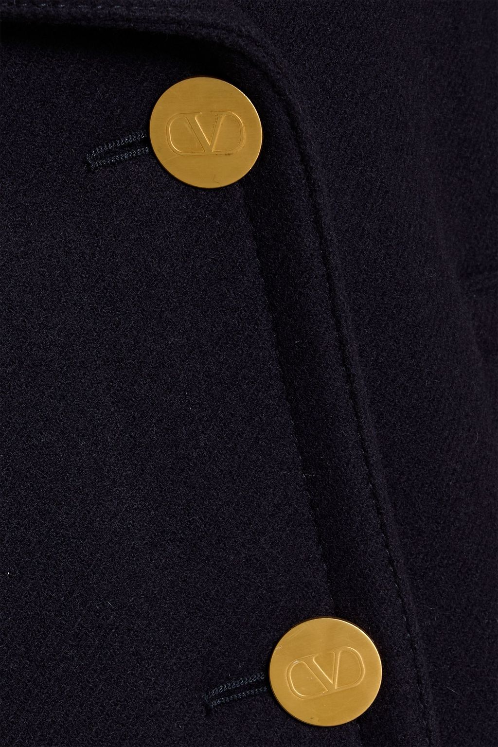 VALENTINO GARAVANI Double-breasted wool-blend twill coat