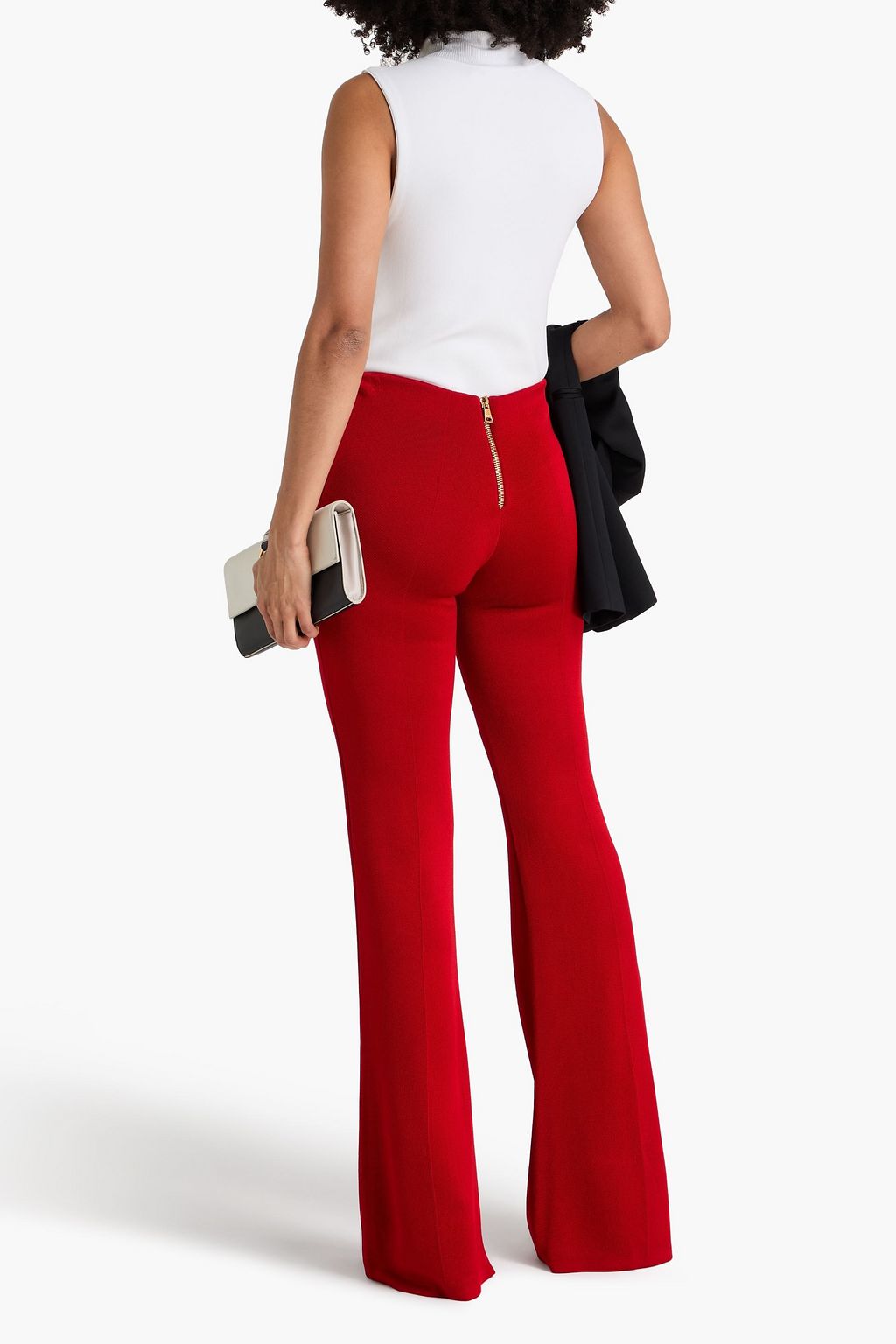 BALMAIN Knitted flared pants