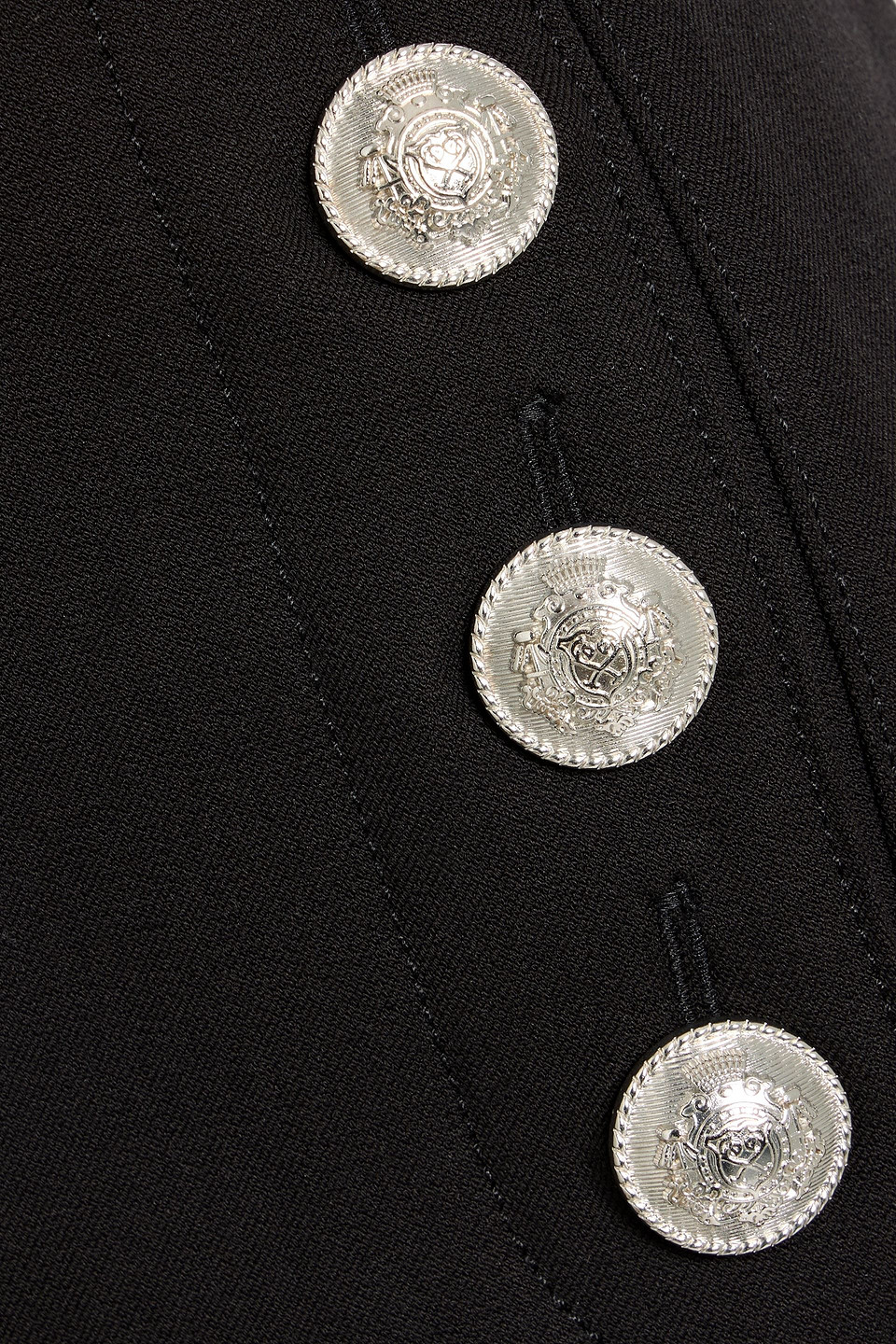 Derek Lam 10 Crosby Reyna Stretch-cotton Twill Mini Skirt In Black